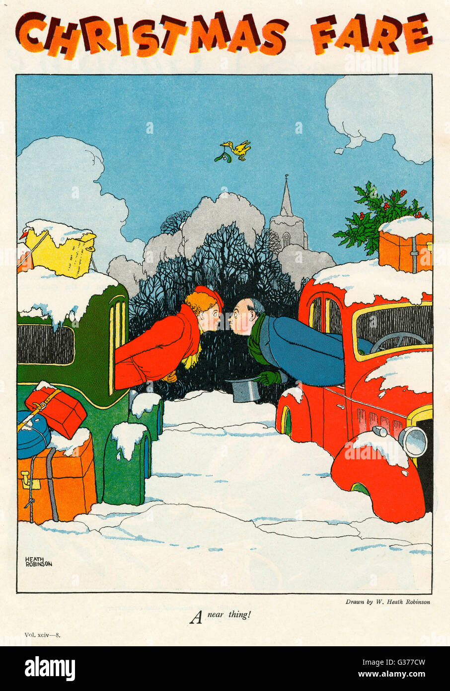 Eine beinahe-Sache von William Heath Robinson Stockfoto