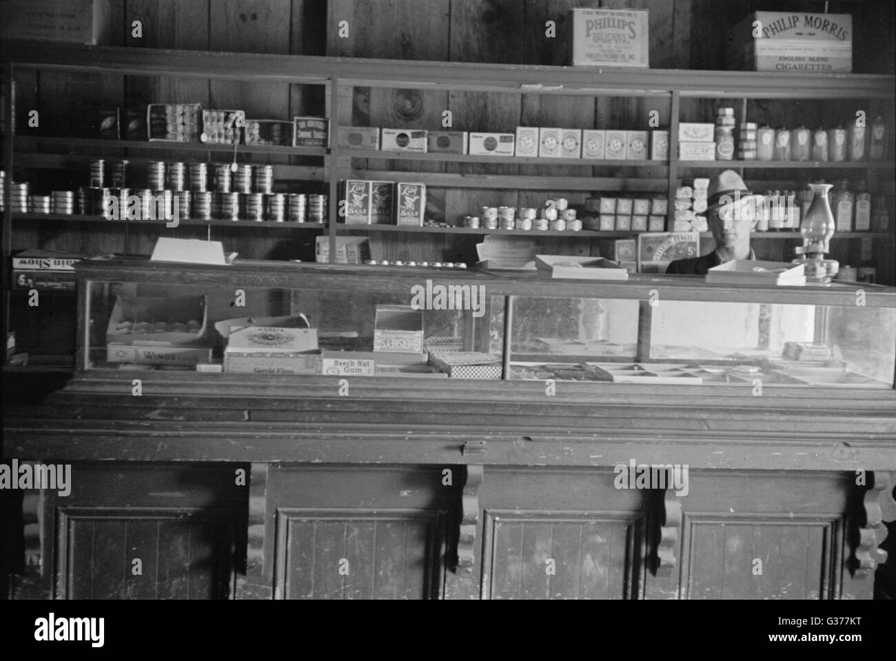 Shop, Crabtree Creek-Freizeit-Projekt, in der Nähe von Raleigh, North Carolina. Datum 1936 Mar. Stockfoto