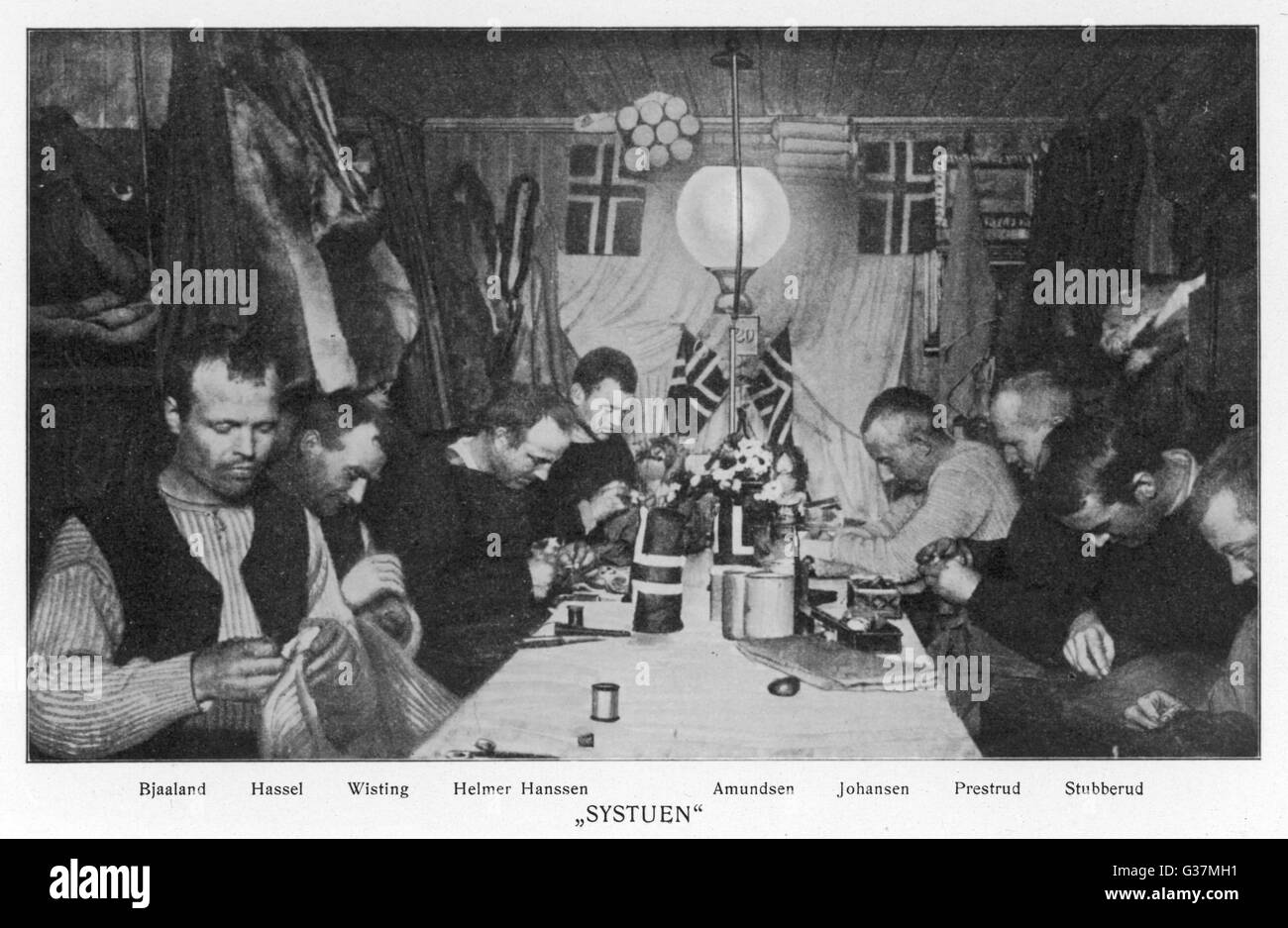 Amundsen Winterquartier Stockfoto