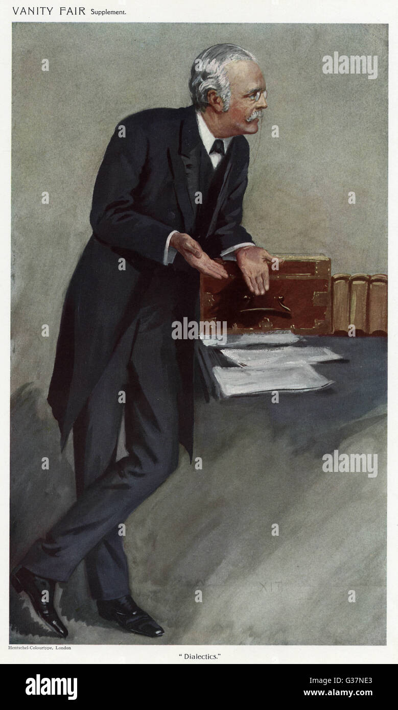 ARTHUR JAMES BALFOUR Stockfoto