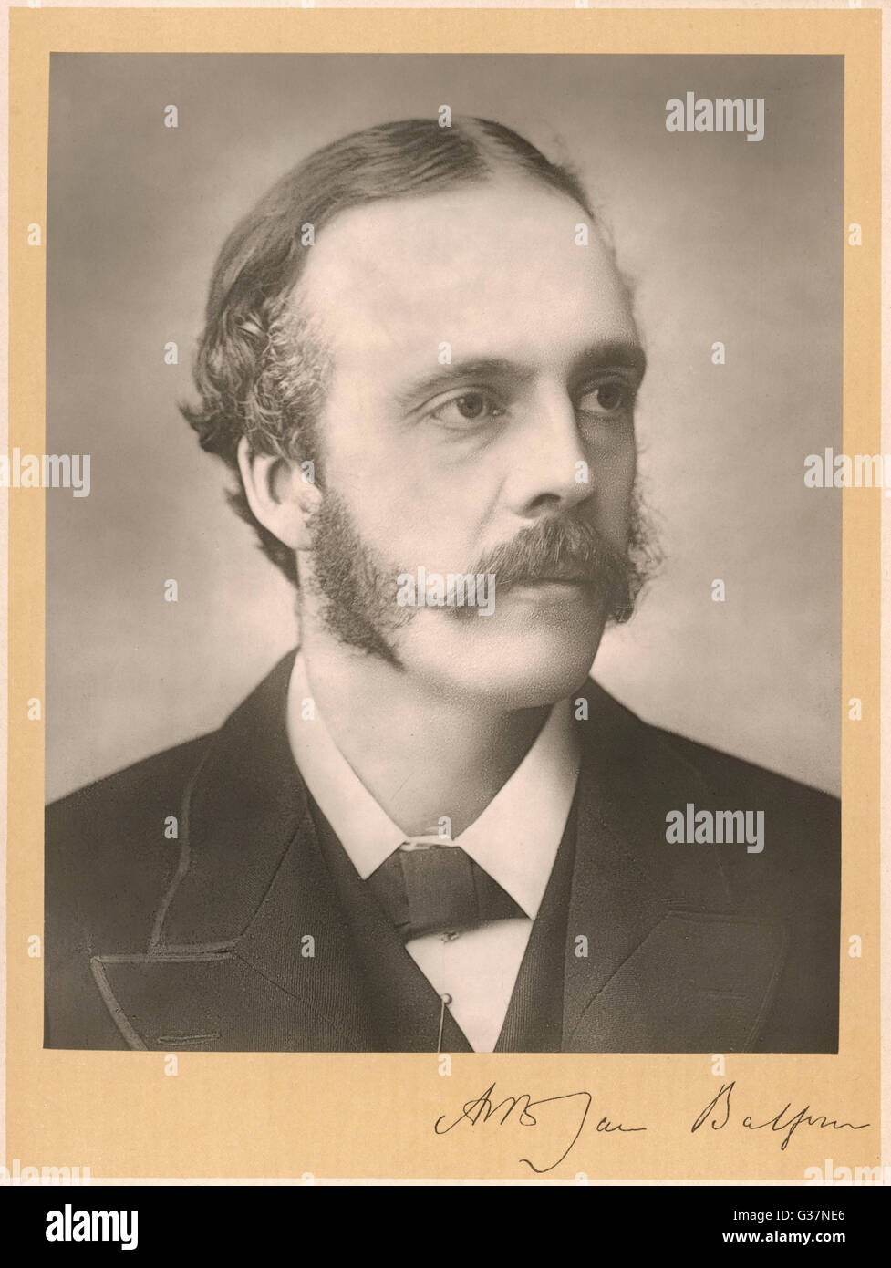 ARTHUR JAMES BALFOUR Stockfoto