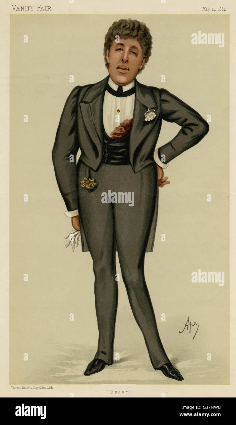 Oscar Wilde Stockfoto