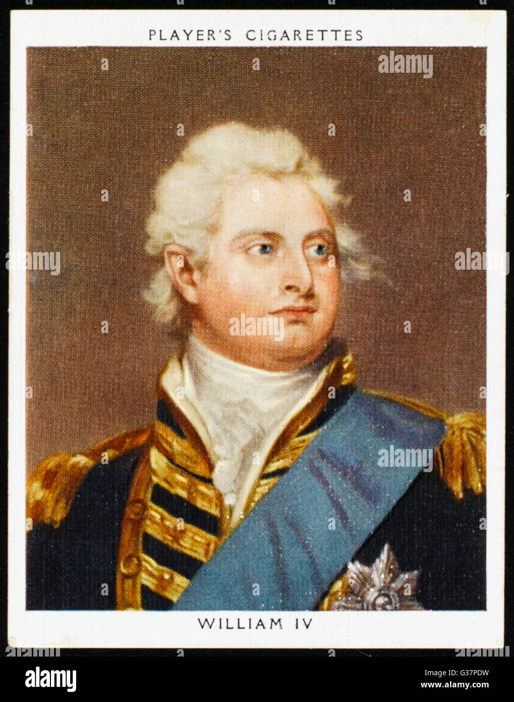 Wilhelm IV. von ENGLAND regierte 1830-1837 Datum: 1765-1837 Stockfoto