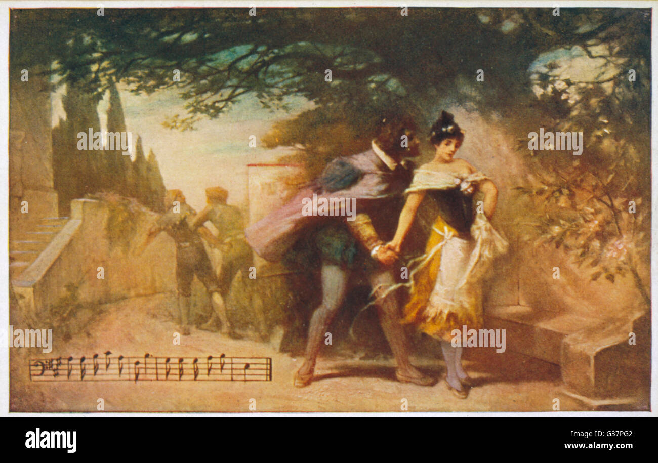 Musik - Oper - Mozart Stockfoto