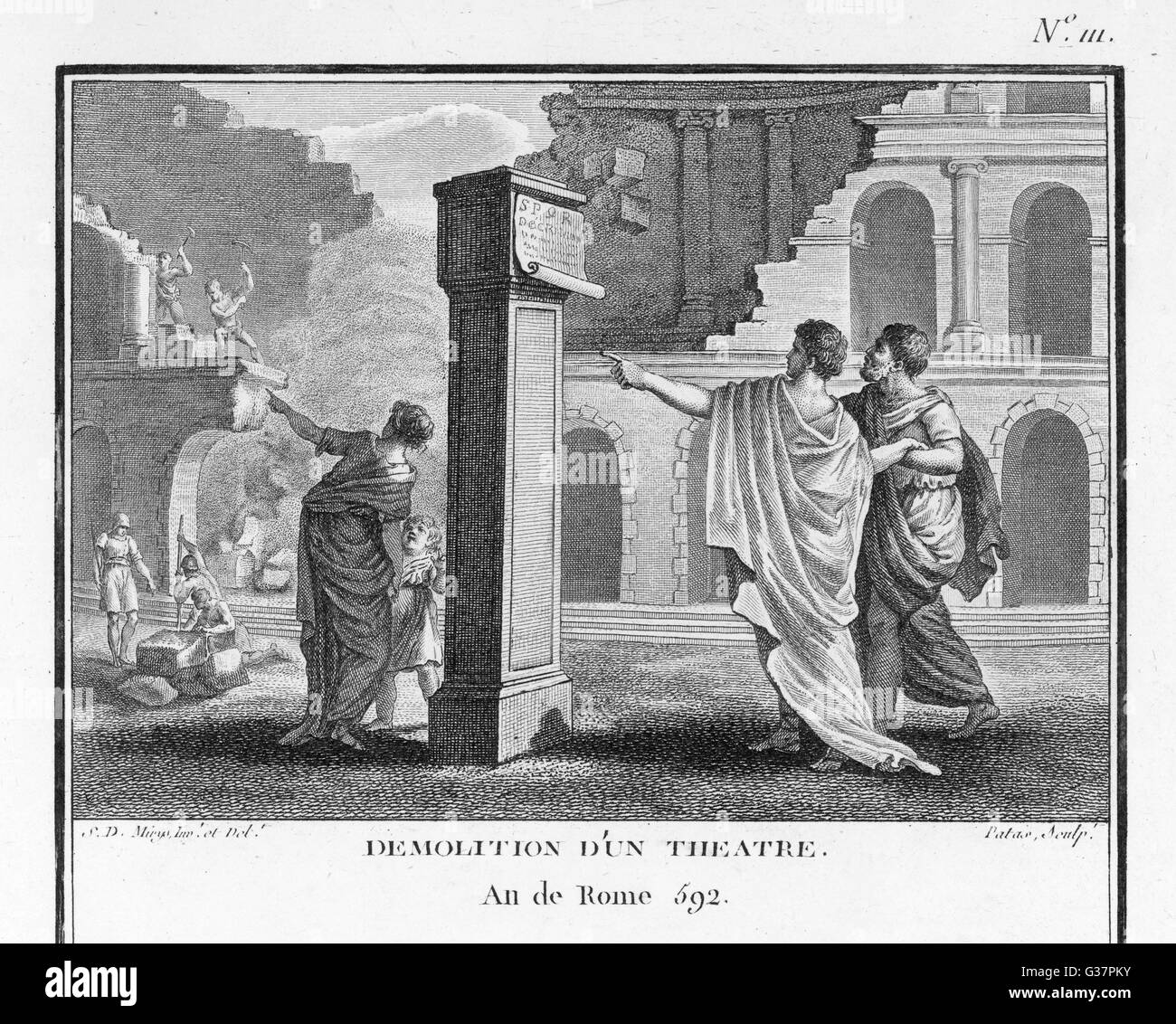 THEATER/KLASSIK/RÖMISCH Stockfoto