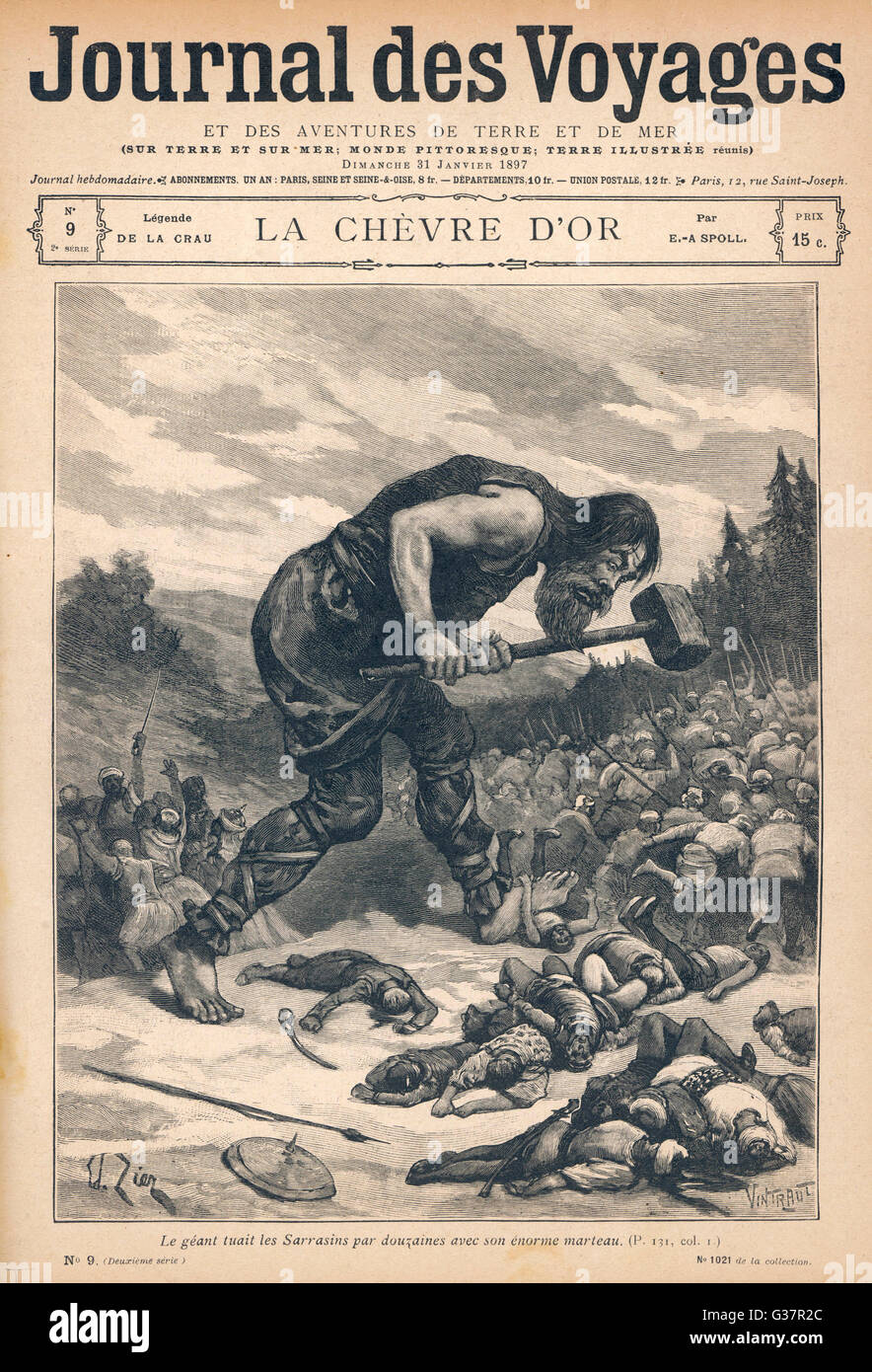 FOLKLORE/RIESEN Stockfoto