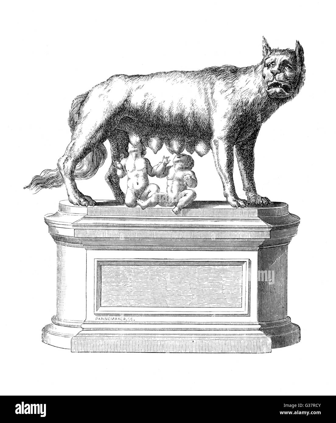 Warum Hat Romulus Remus Getötet Romulus und remus gesäugt -Fotos und -Bildmaterial in hoher Auflösung