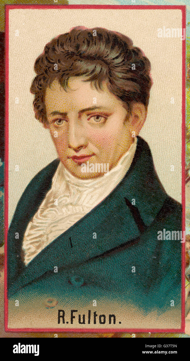 ROBERT FULTON - amerikanischer Ingenieur und Künstler.        Datum: 1765-1815 Stockfoto