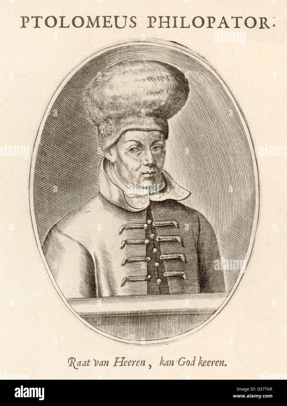 PTOLEMÄUS IV PHILOPATOR Stockfoto