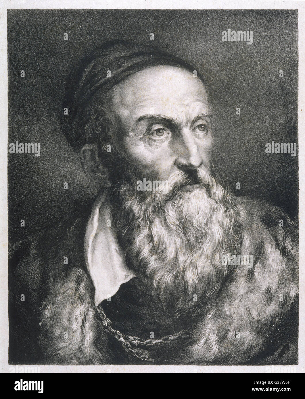 TIZIANO VECELLI(O) bekannt als Tizian italienische Künstler Datum: ca. 1488-1576 Stockfoto