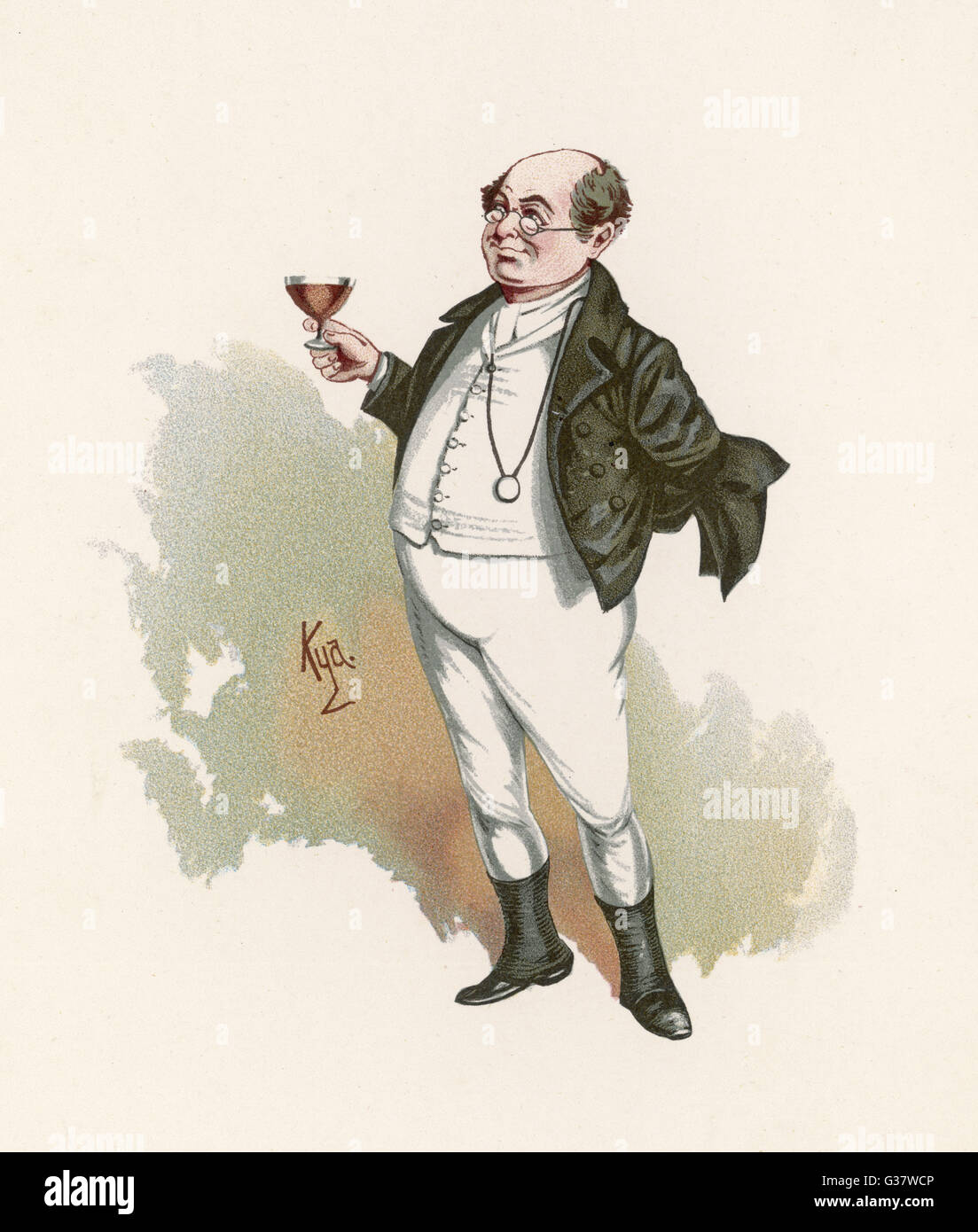 Herr Pickwick wirft einen Toast Datum: Erstveröffentlichung: 1836-37 Stockfoto