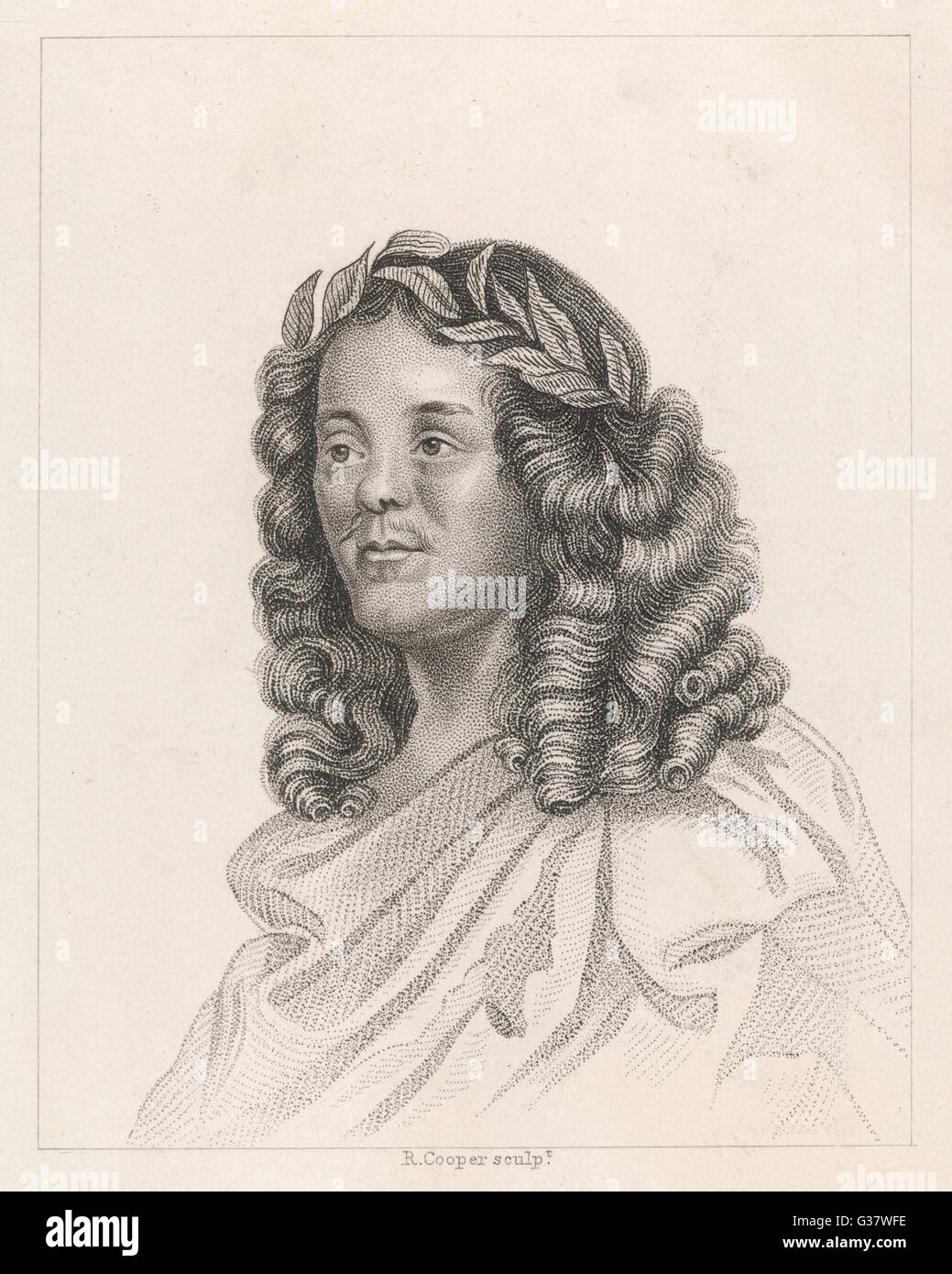 SIR WILLIAM DAVENANT englische Dichter und Dramatiker.  Dichter-Laureatus von 1638.       Datum: 1606-1668 Stockfoto