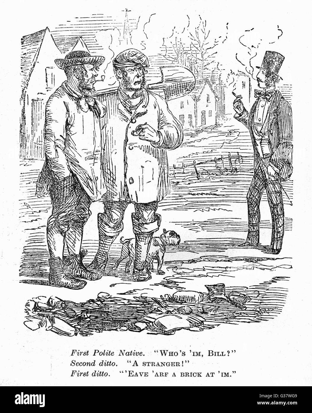 WILLKOMMEN IN DER ARBEITERKLASSE Stockfoto