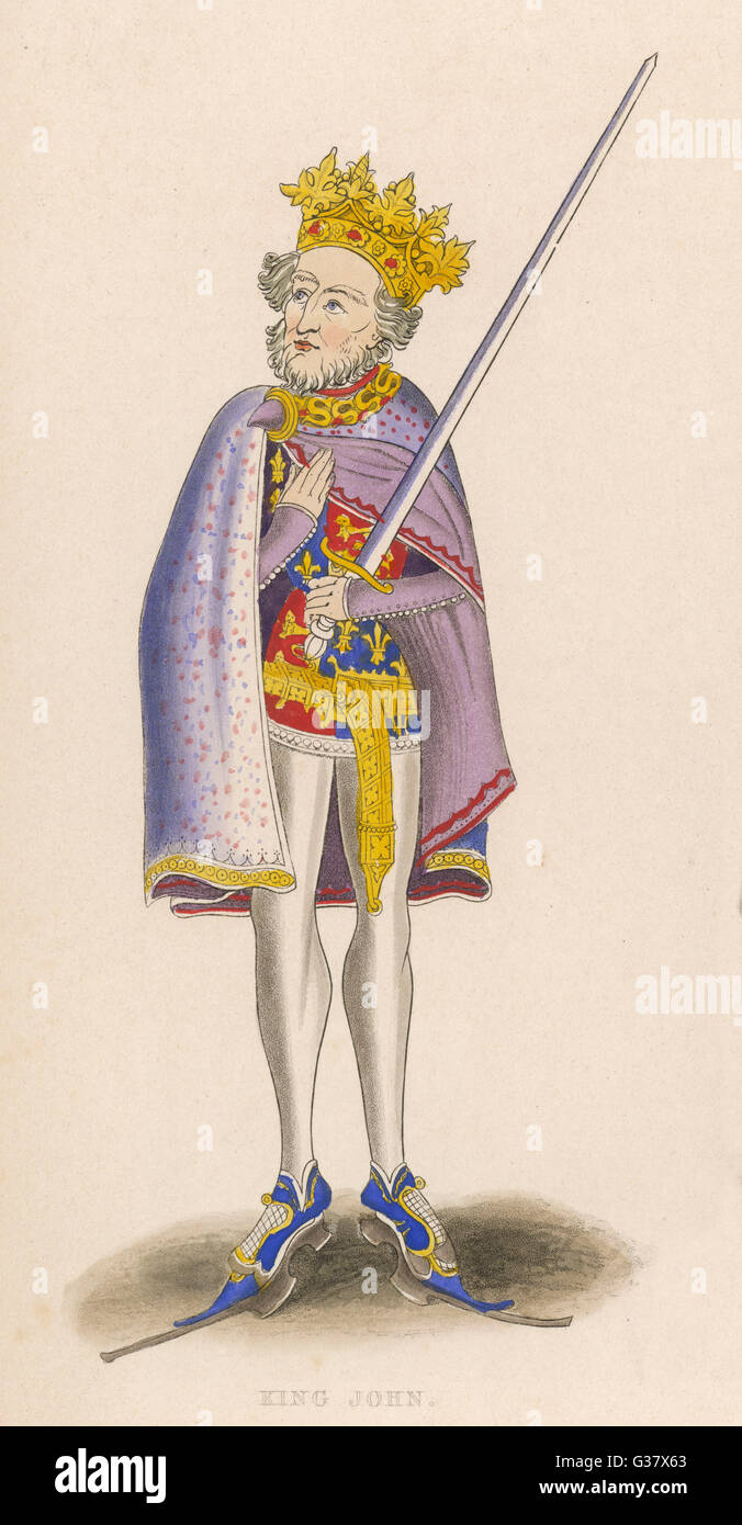 KÖNIG JOHN/SHAW Stockfoto