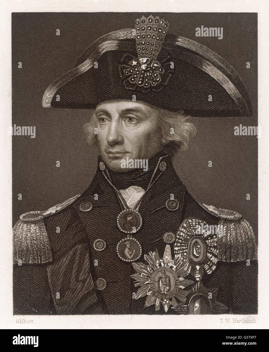 Lord Horatio Nelson, britischer Marineoffizier (1758-1805). Stockfoto