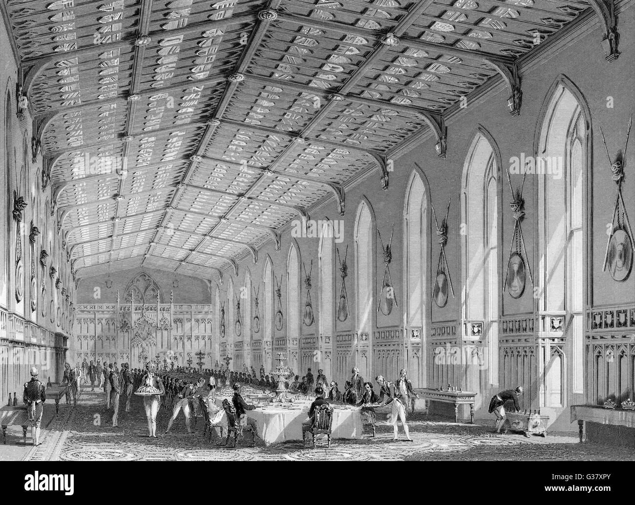 St. George's Hall, Schloss Windsor Stockfoto