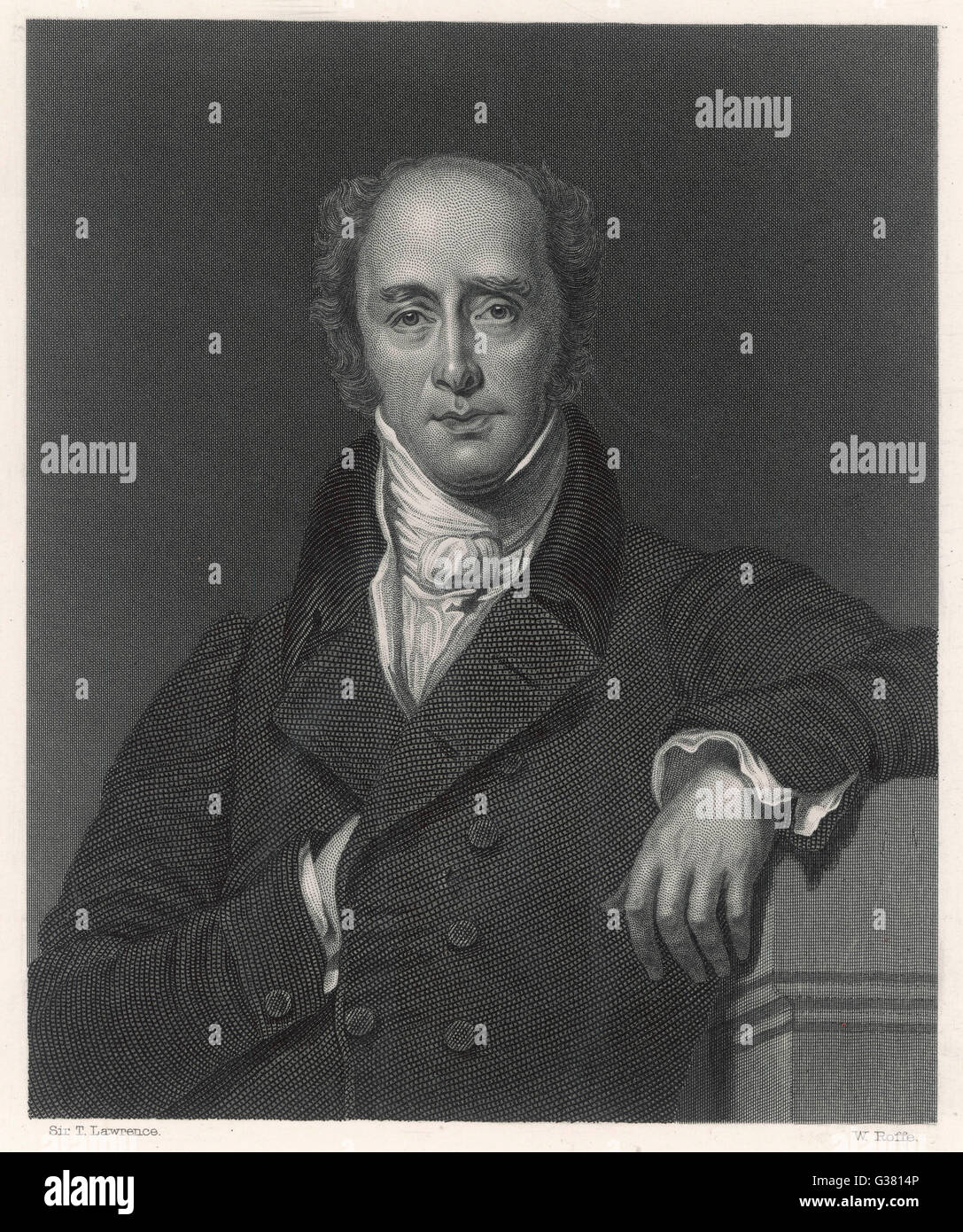 CHARLES GREY 2. EARL englische Staatsmann verbunden mit Earl Grey Tee Datum: 1764-1845 Stockfoto