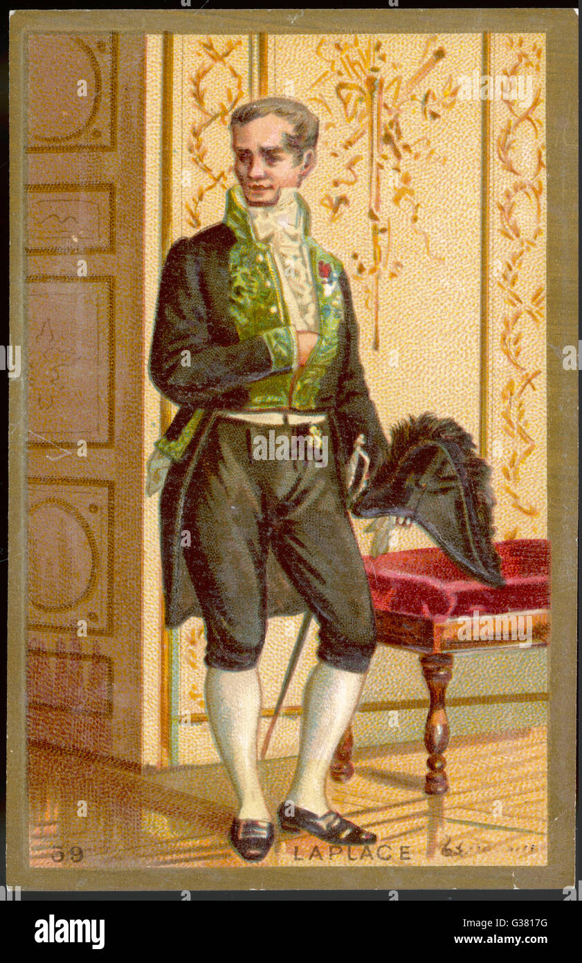 PIERRE-SIMON DE LAPLACE Stockfoto PIERRE-SIMON DE LAPLACE Stockfoto