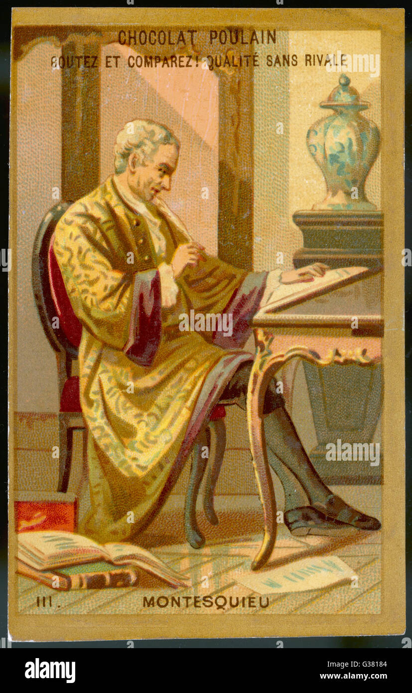 MONTESQUIEU Stockfoto