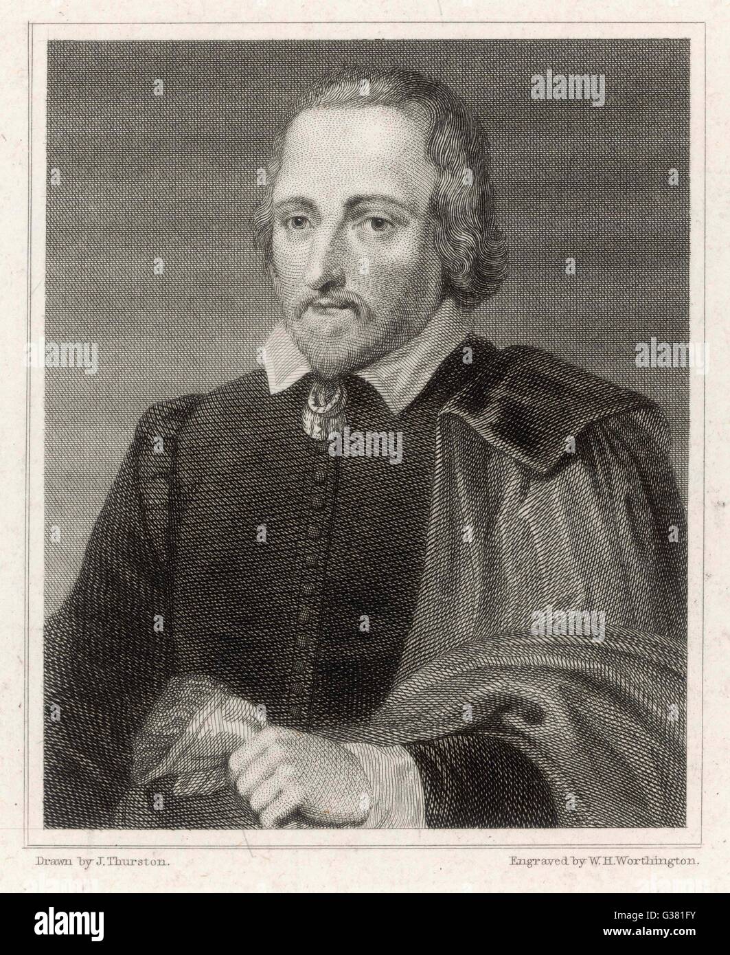 PHILIP MASSINGER englischer Dramatiker Datum: 1583-1640 Stockfoto