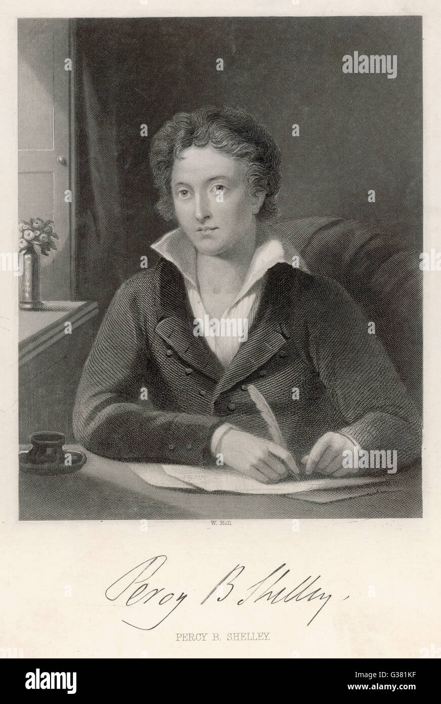 Percy Shelley Stockfoto