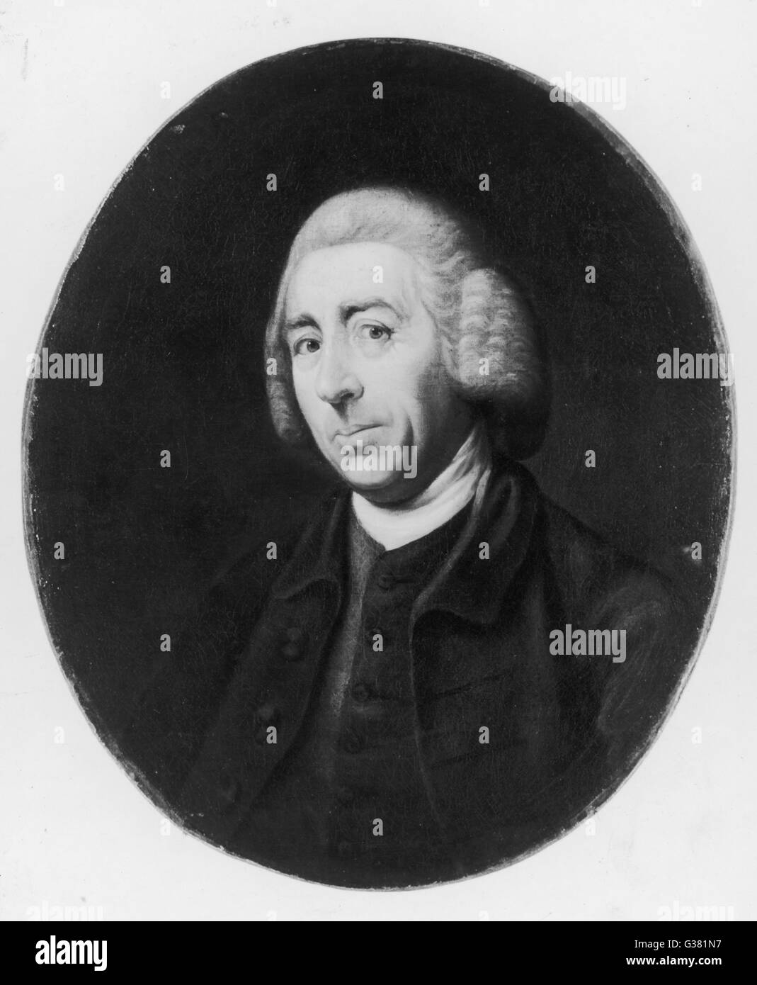 LANCELOT 'CAPABILITY' BROWN englische Landschaft Gärtner Datum: 1715-1783 Stockfoto