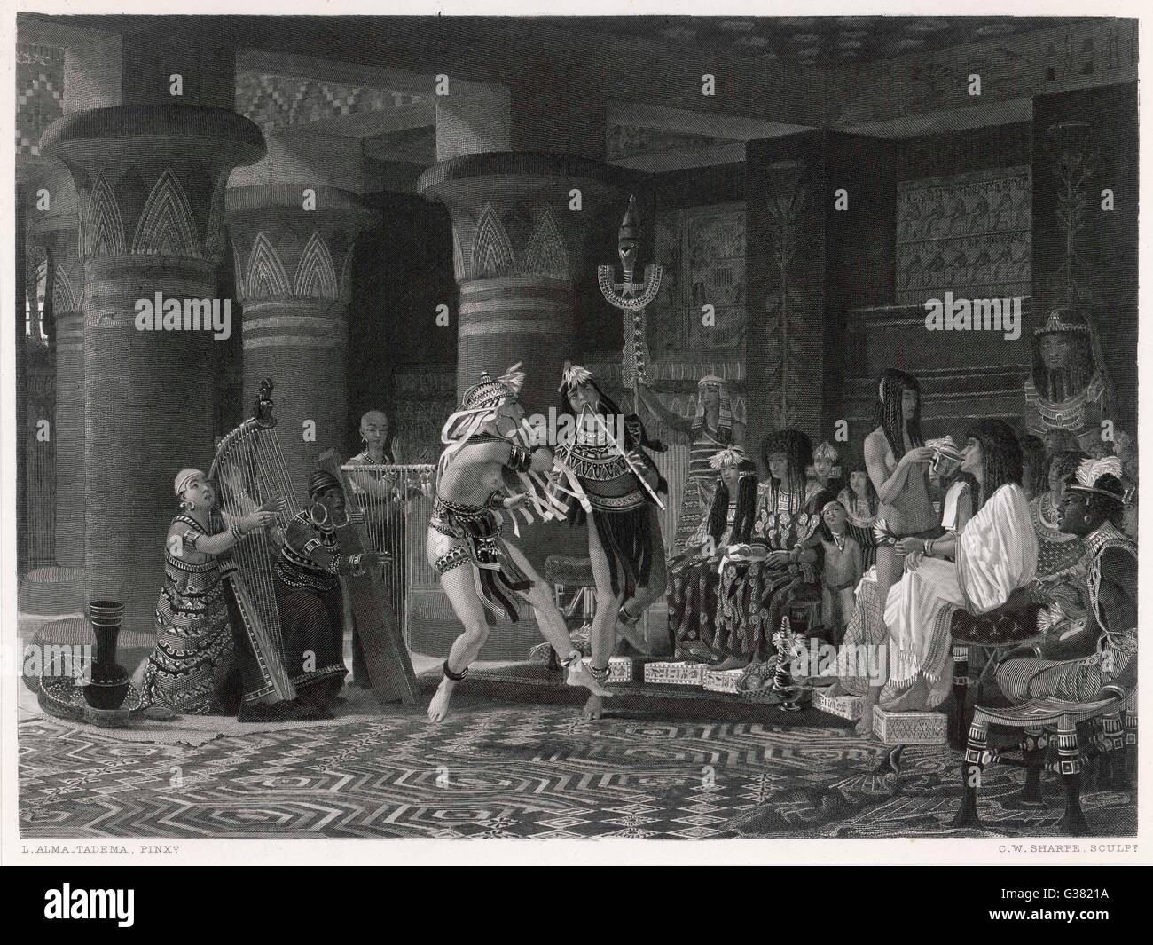 Musik, Das Alte Ägypten Stockfoto