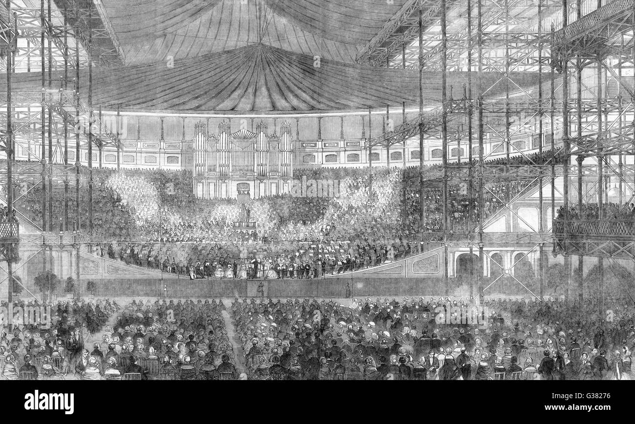 HANDEL KRISTALLPALAST Stockfoto