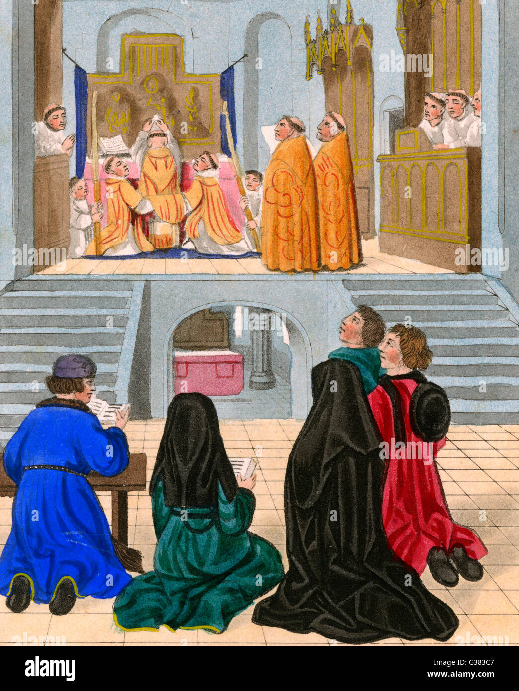 EUCHARIST, 1500 (SHAW) Stockfoto
