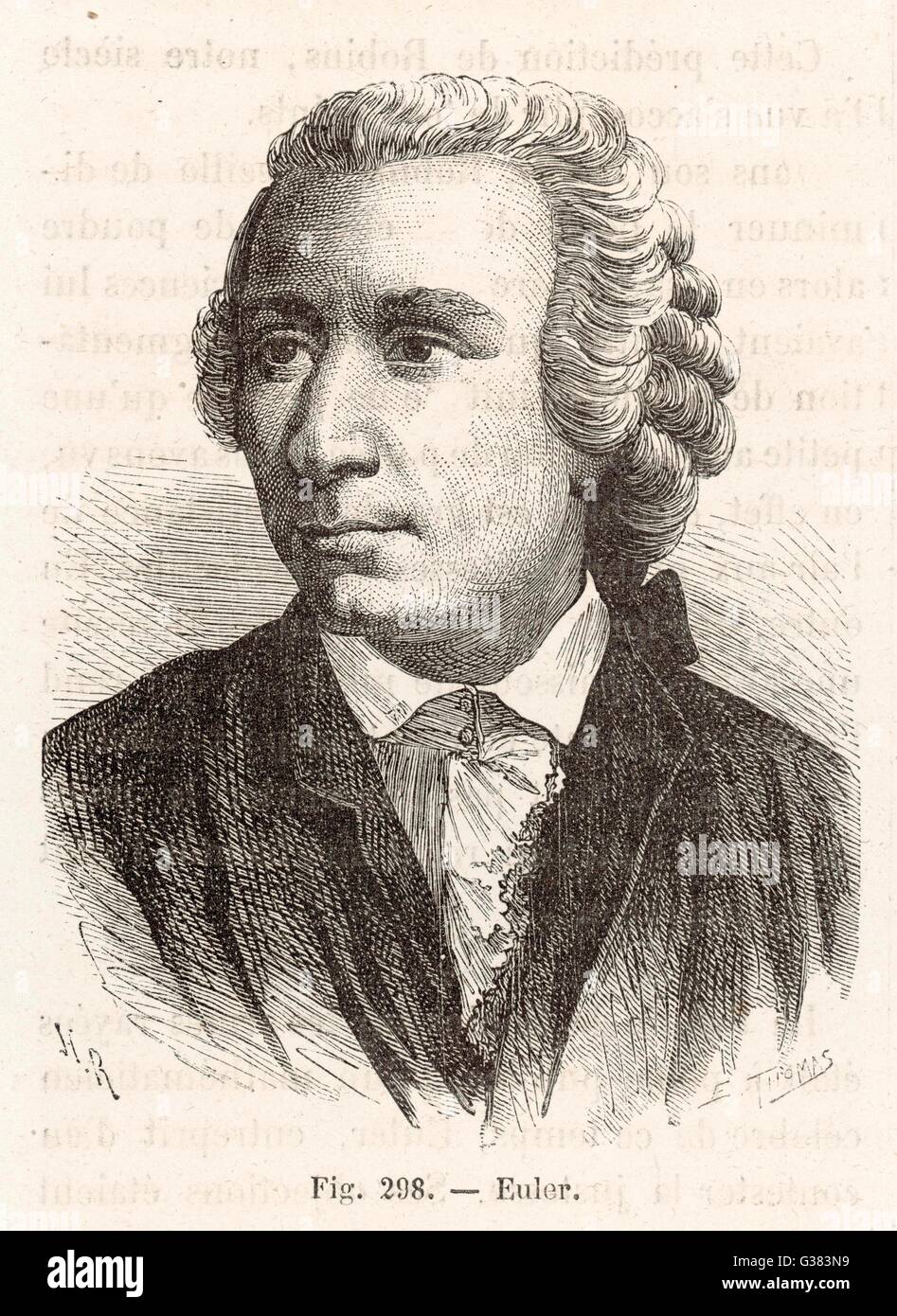 LEONHARD EULER Stockfoto