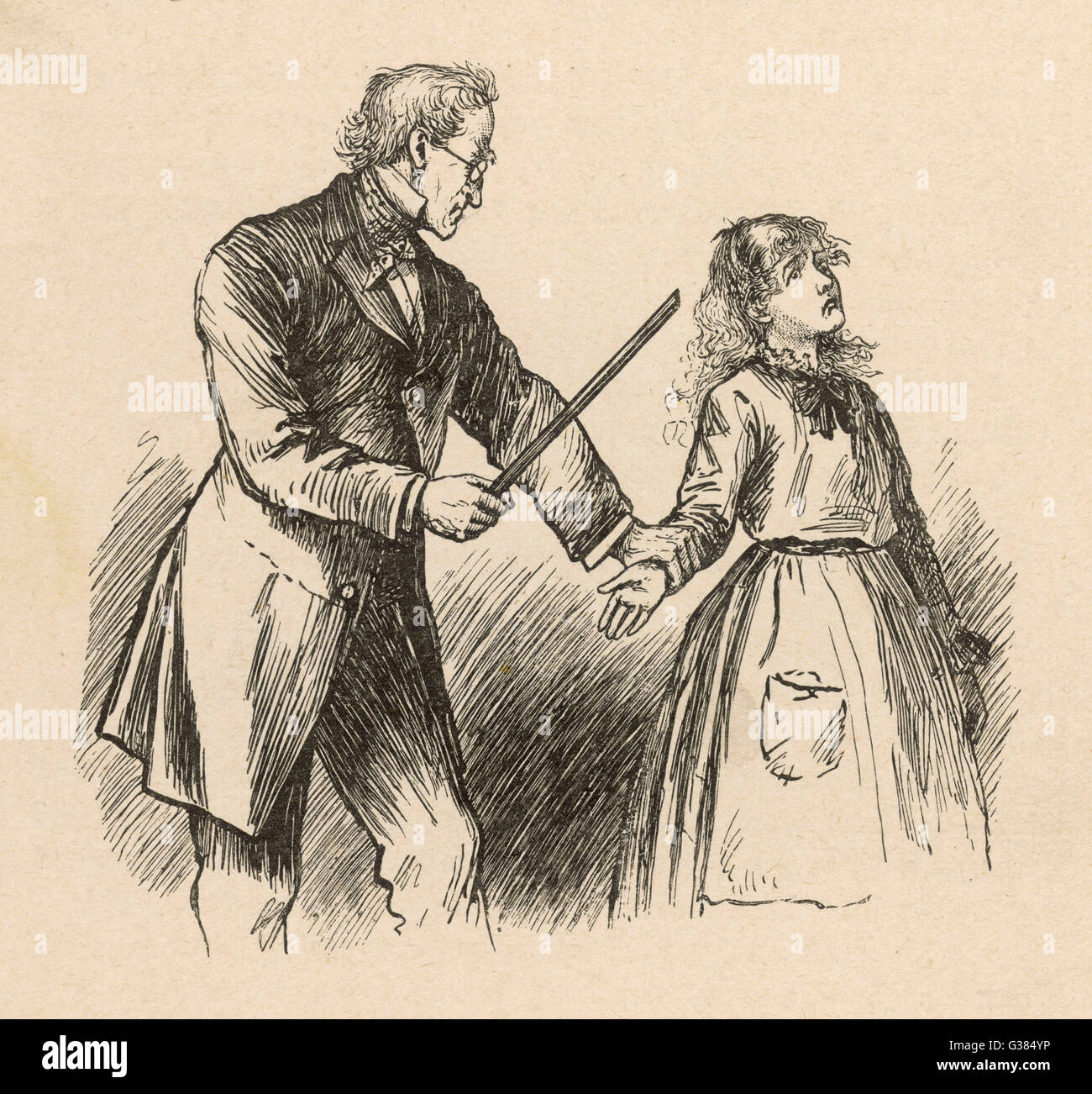 USA/SCHÜLER WERDEN GESCHLAGEN Stockfoto