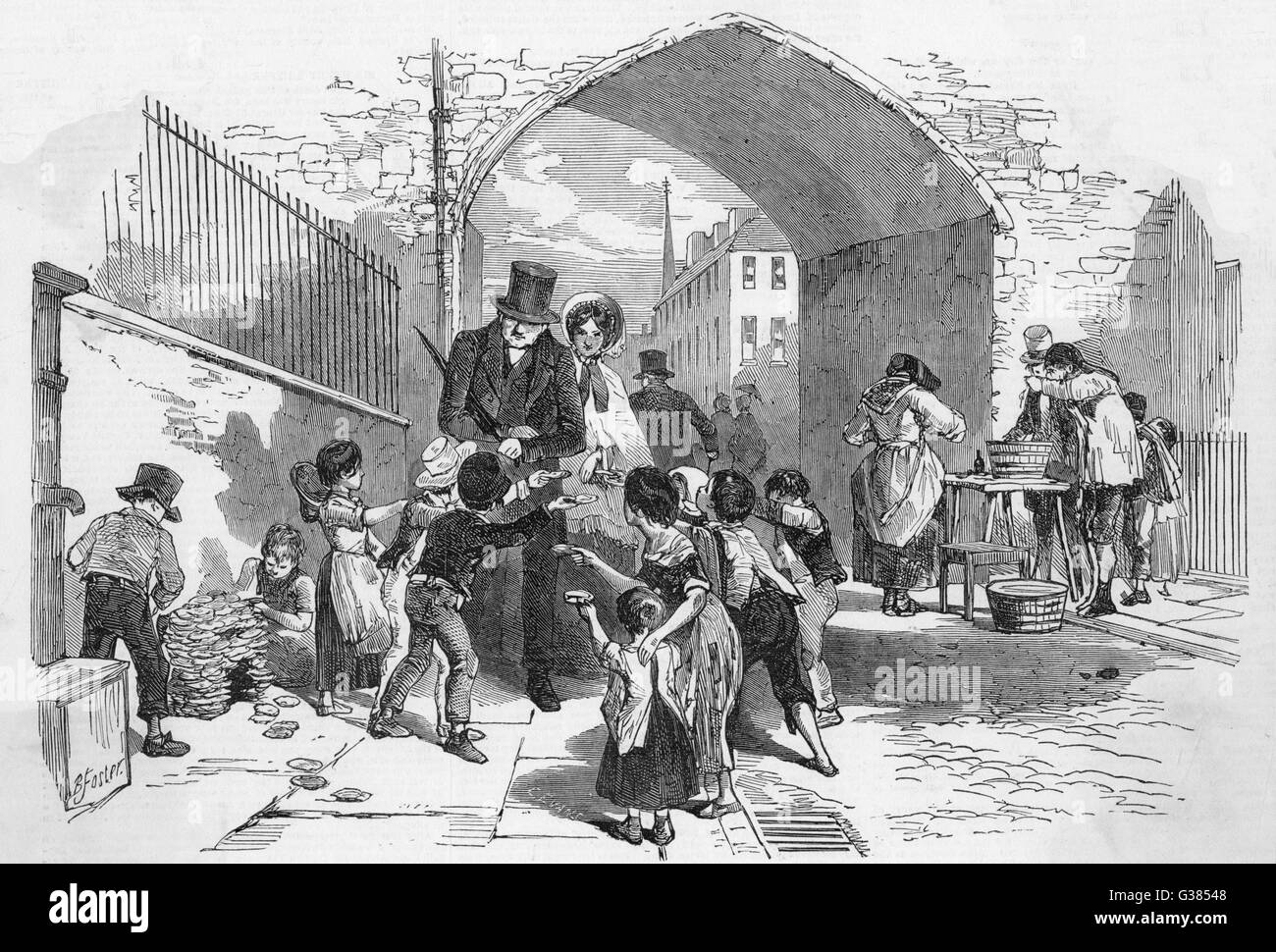 Austerntag 1851 Stockfoto