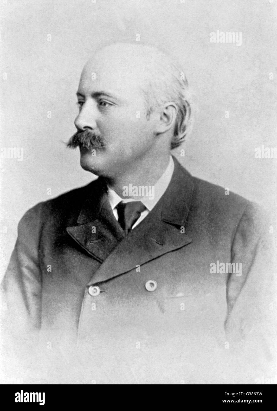 CHARLES HUBERT PARRY, englischer Komponist und Direktor des Royal College of Music.       Datum: 1848-1918 Stockfoto
