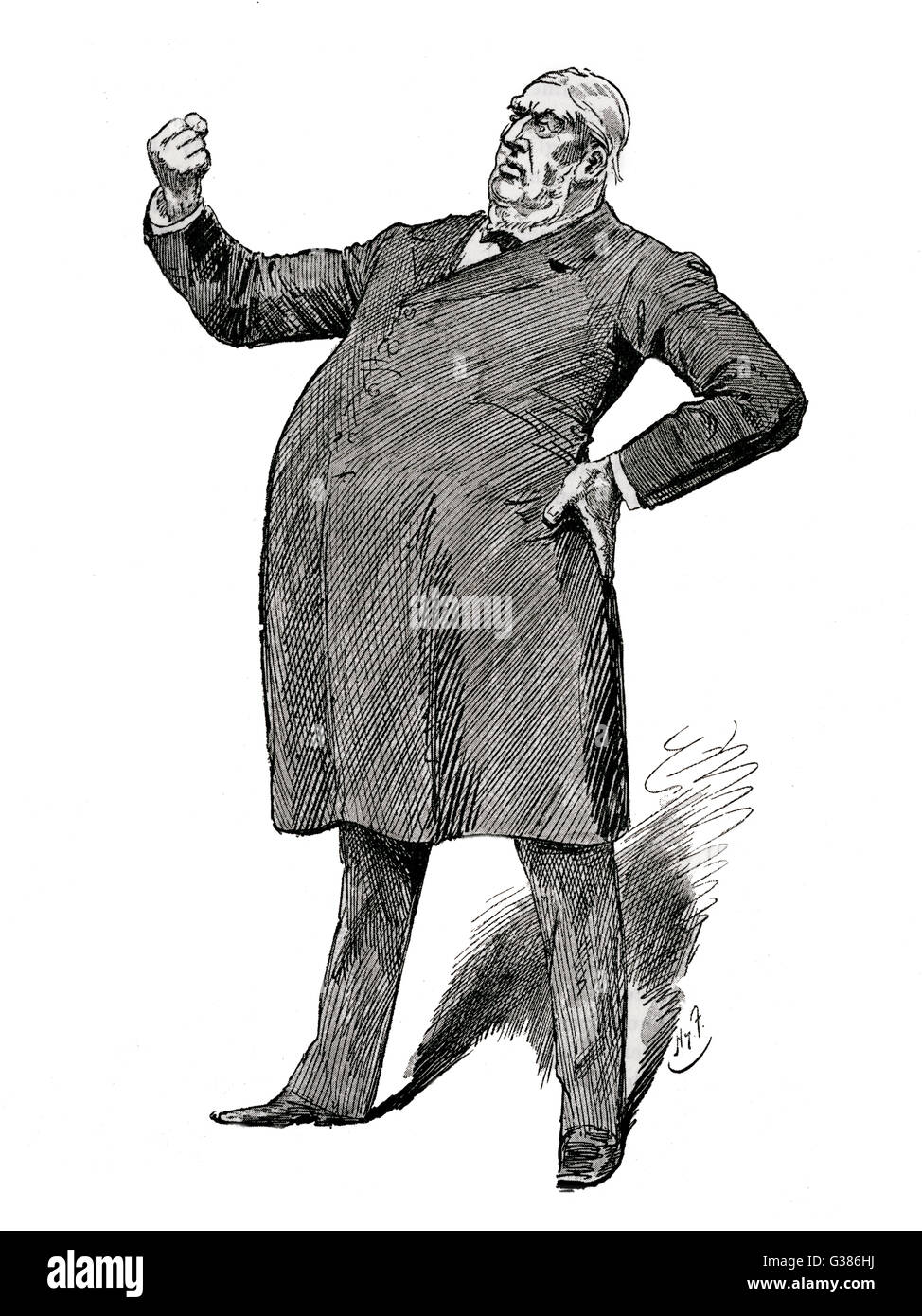 Sir William Vernon Harcourt Stockfoto