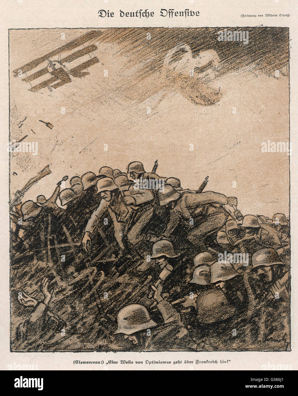 WW1/1918/DEUTSCH OFFENSIV Stockfoto