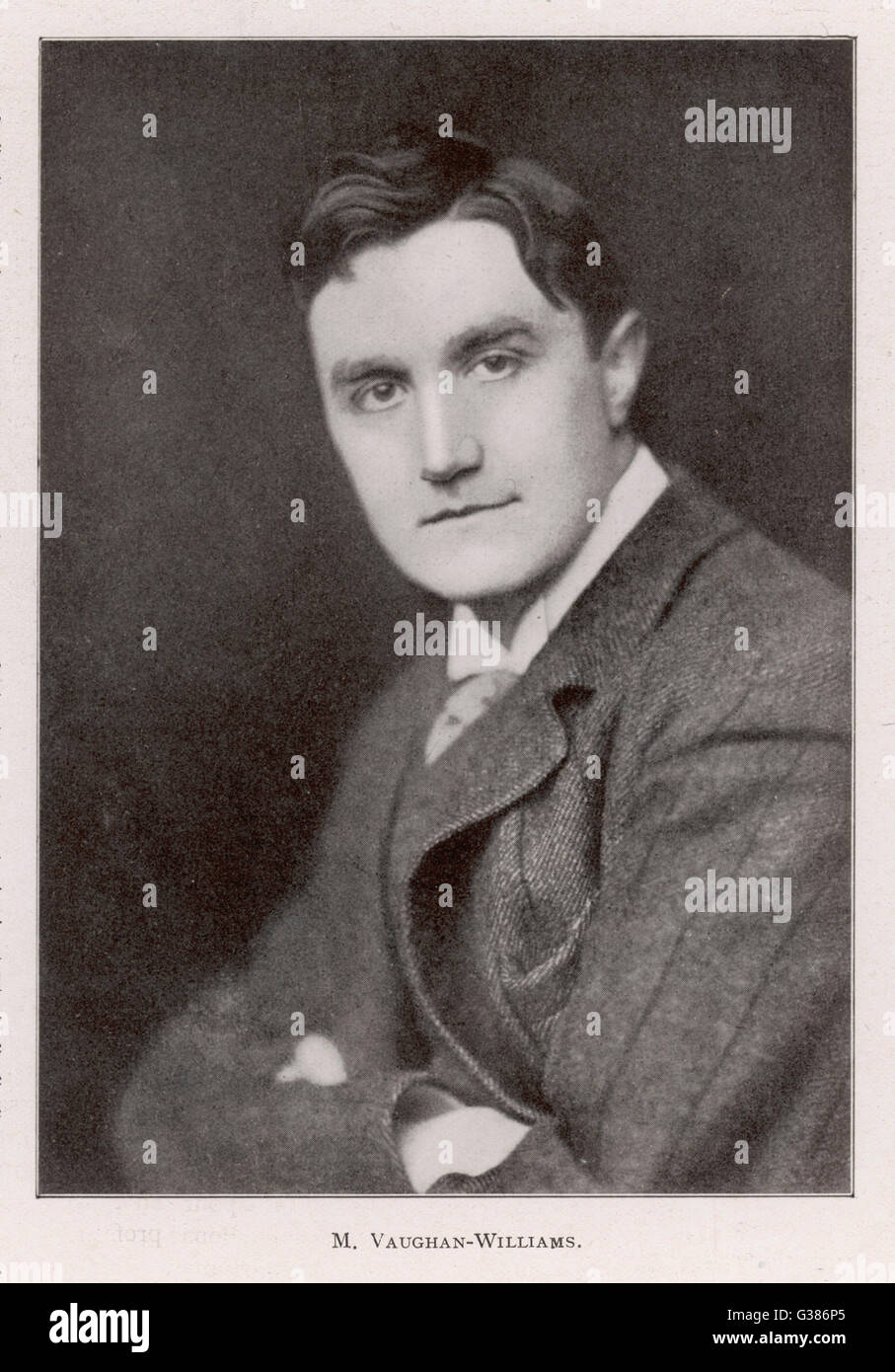 RALPH VAUGHAN WILLIAMS - Musiker Datum: 1872-1958 Stockfoto