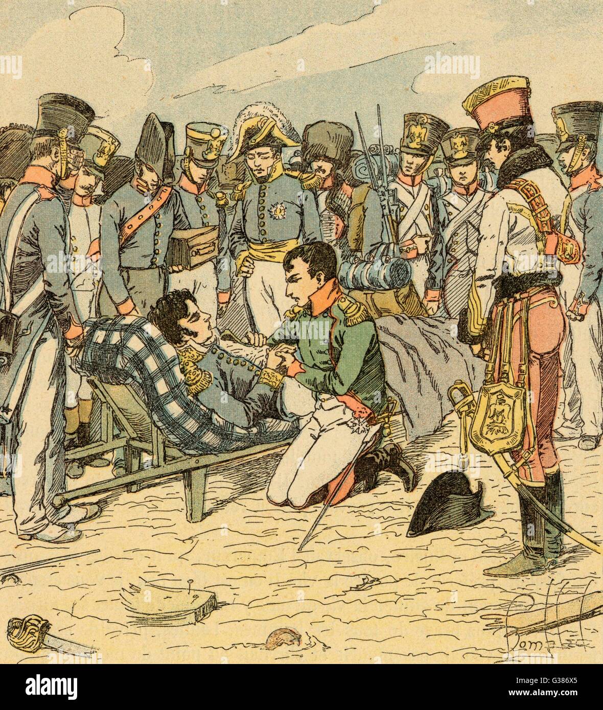 NAPOLEON UND LANNES Stockfoto