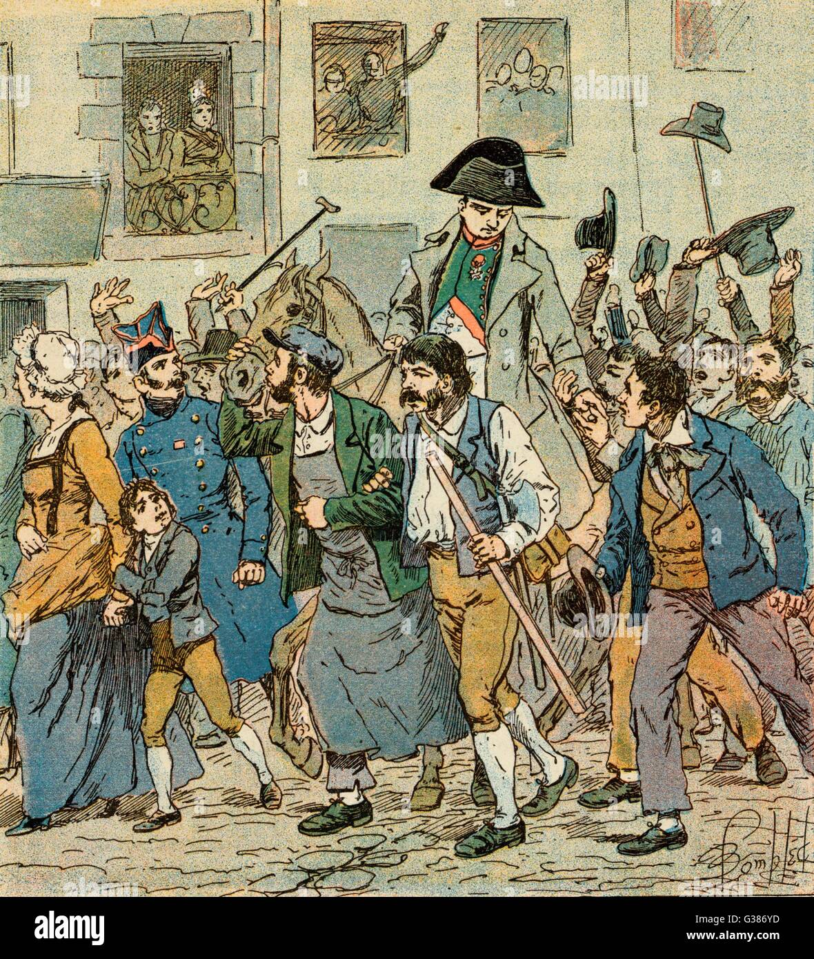 NAPOLEON IN PARIS Stockfoto