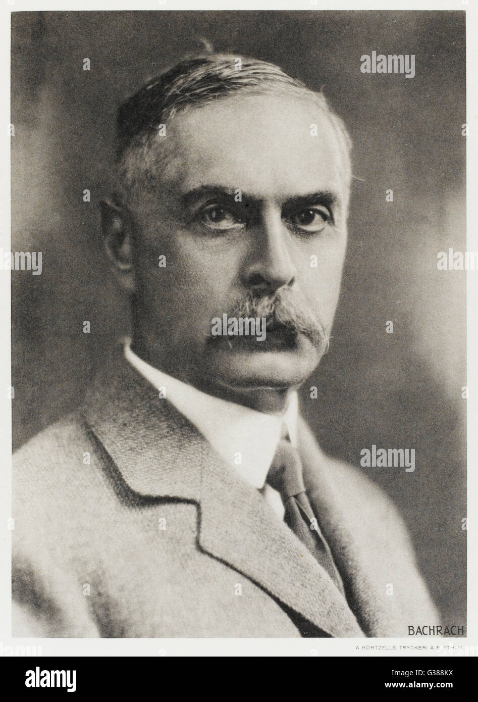 KARL LANDSTEINER österreichischen geborene amerikanische Immunologe und Pathologen Datum: 1868-1943 Stockfoto
