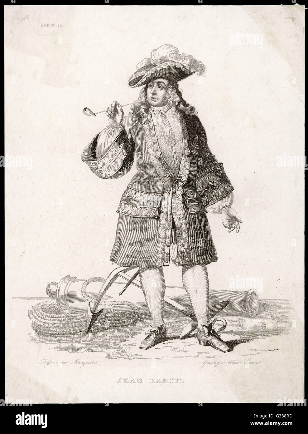 JEAN BART RAUCHT Stockfoto