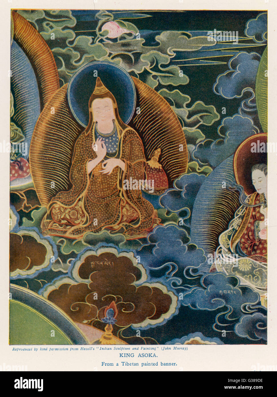 ASOKA, Herrscher über Indien buddhistische, bekannt für seine Edikte Datum: 265-238 v. Chr. Stockfoto