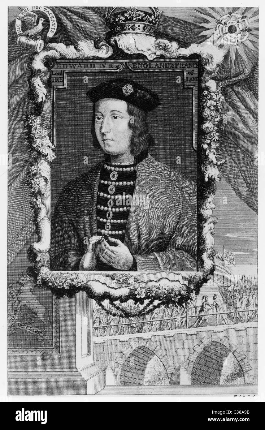 König Eduard IV. von England Stockfoto