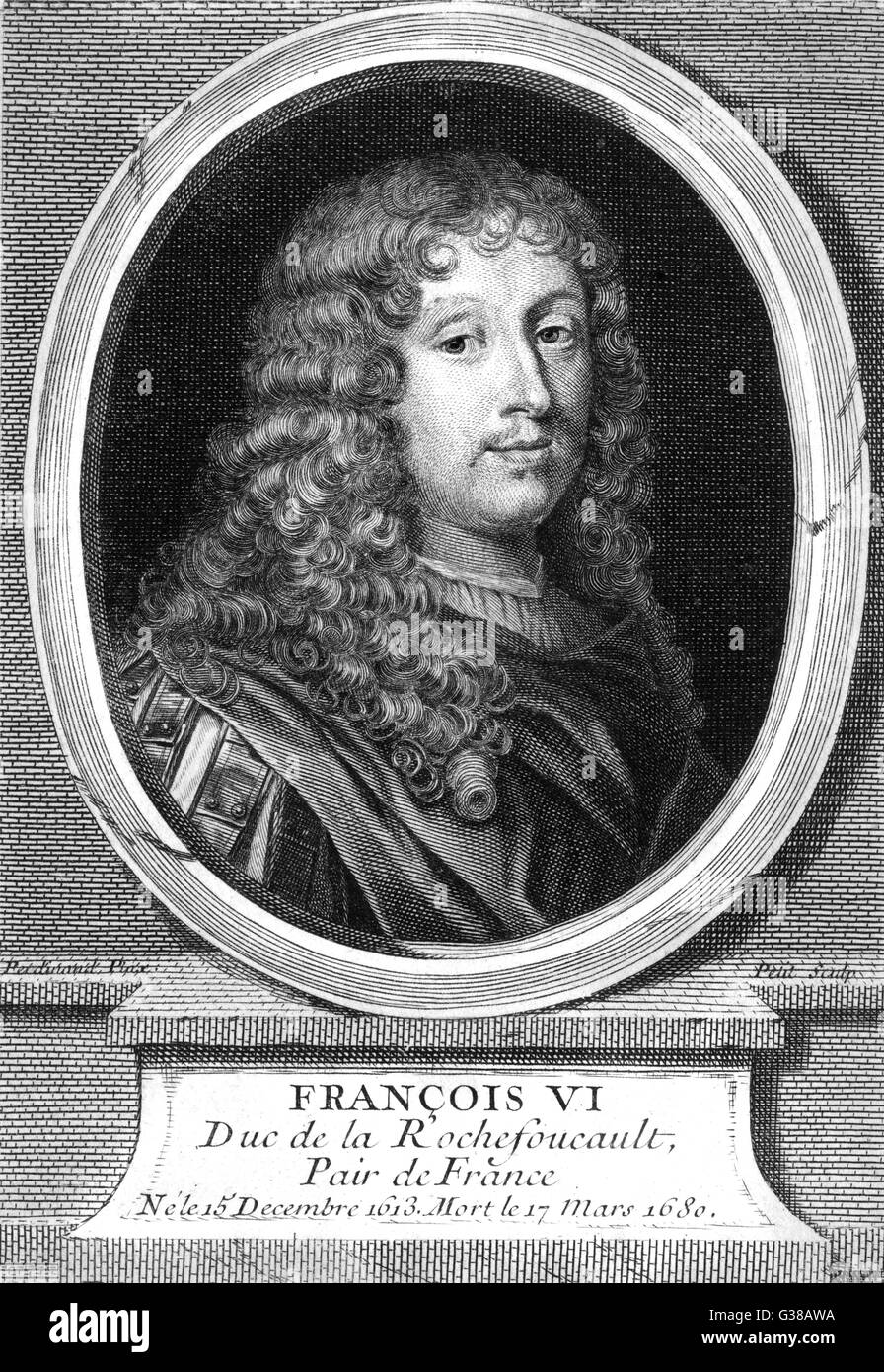 FRCS DE LA ROCHEFOUCAULD Stockfoto