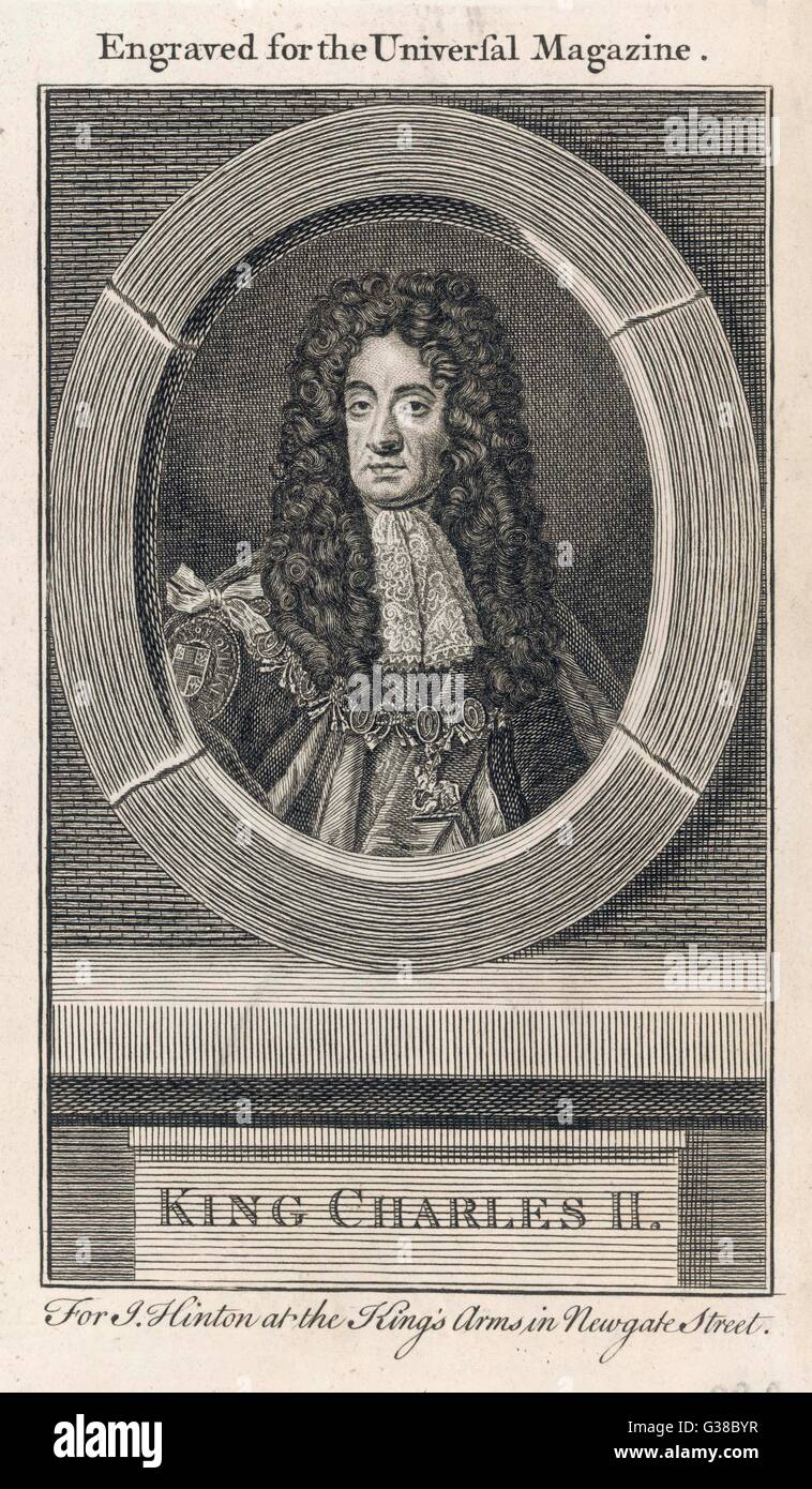 CHARLES II Stockfoto