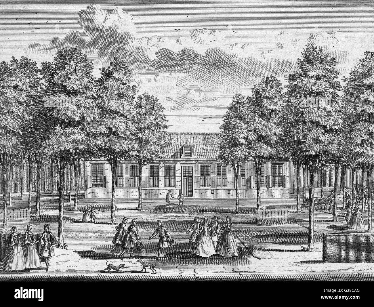 HOLLÄNDISCHES LANDHAUS Stockfoto