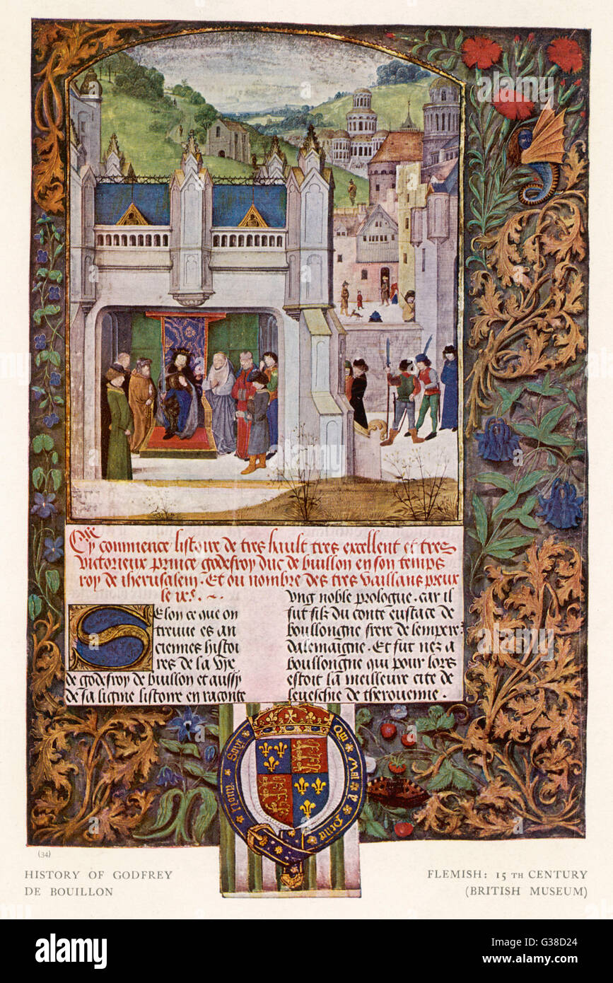 Erster Kreuzzug englische de Bouillon, Anführer des ersten Kreuzzugs