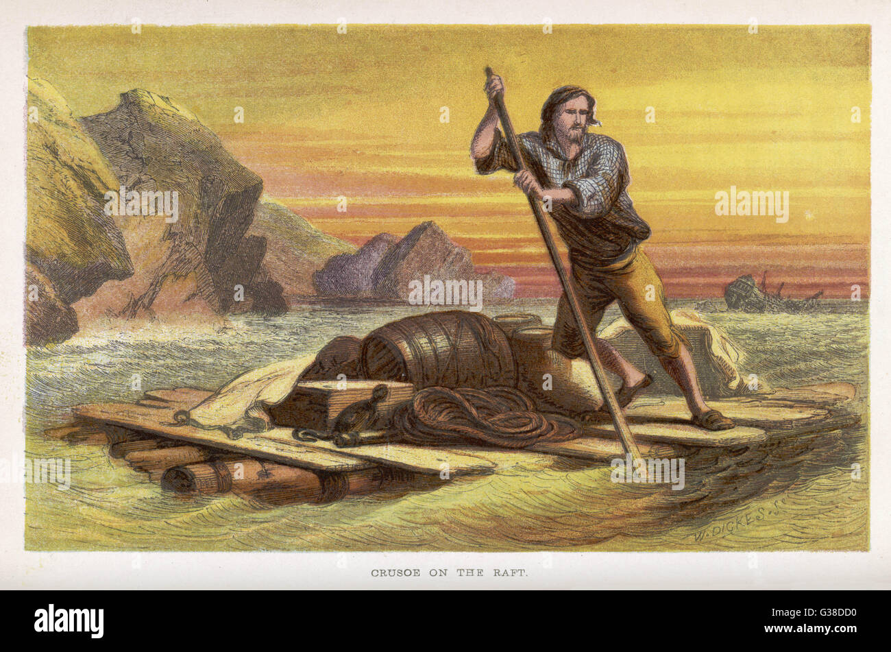 Defoe 1719 robinson crusoe -Fotos und -Bildmaterial in hoher Auflösung