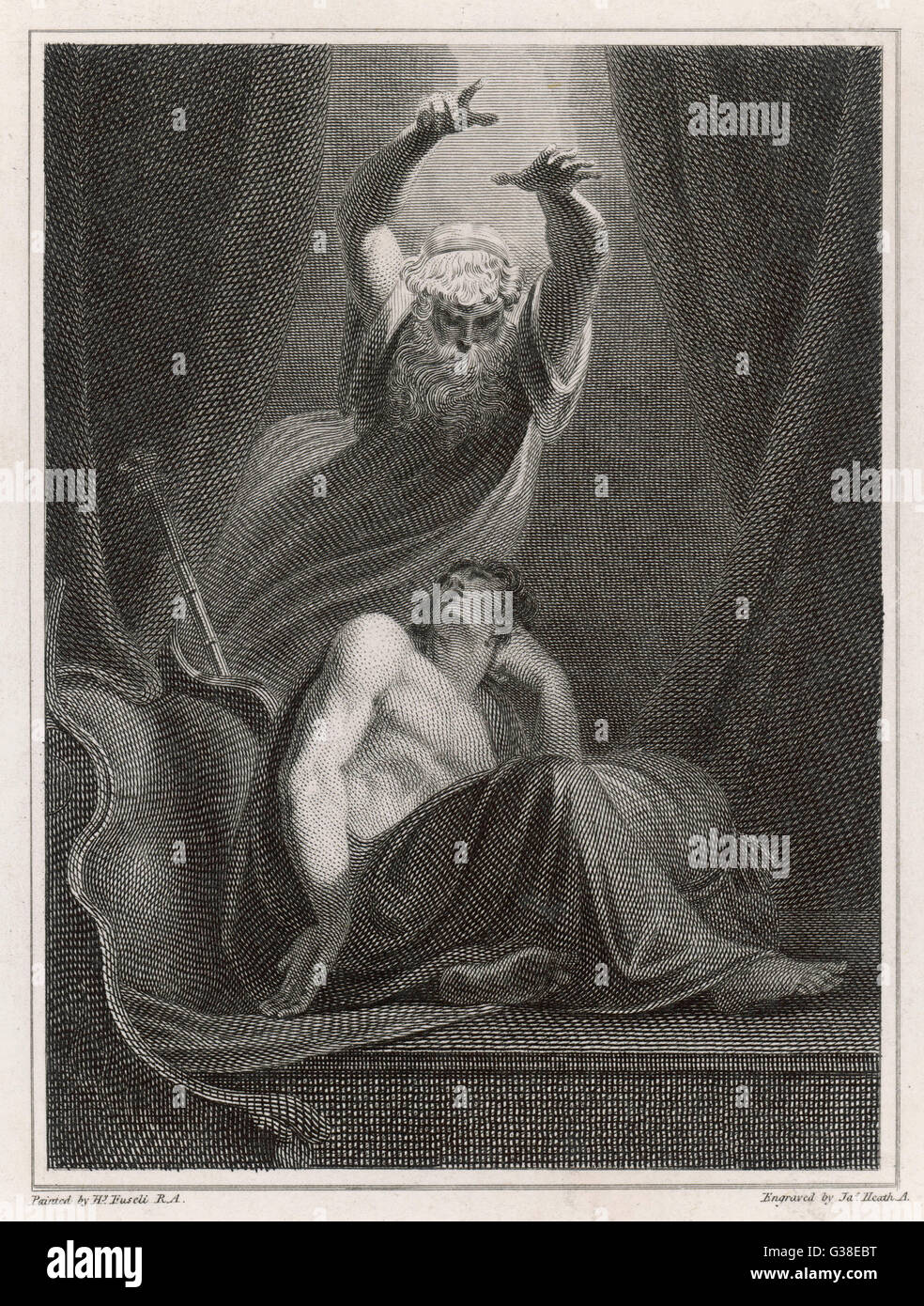 Mythos - Iliad - Agamemnon Stockfoto