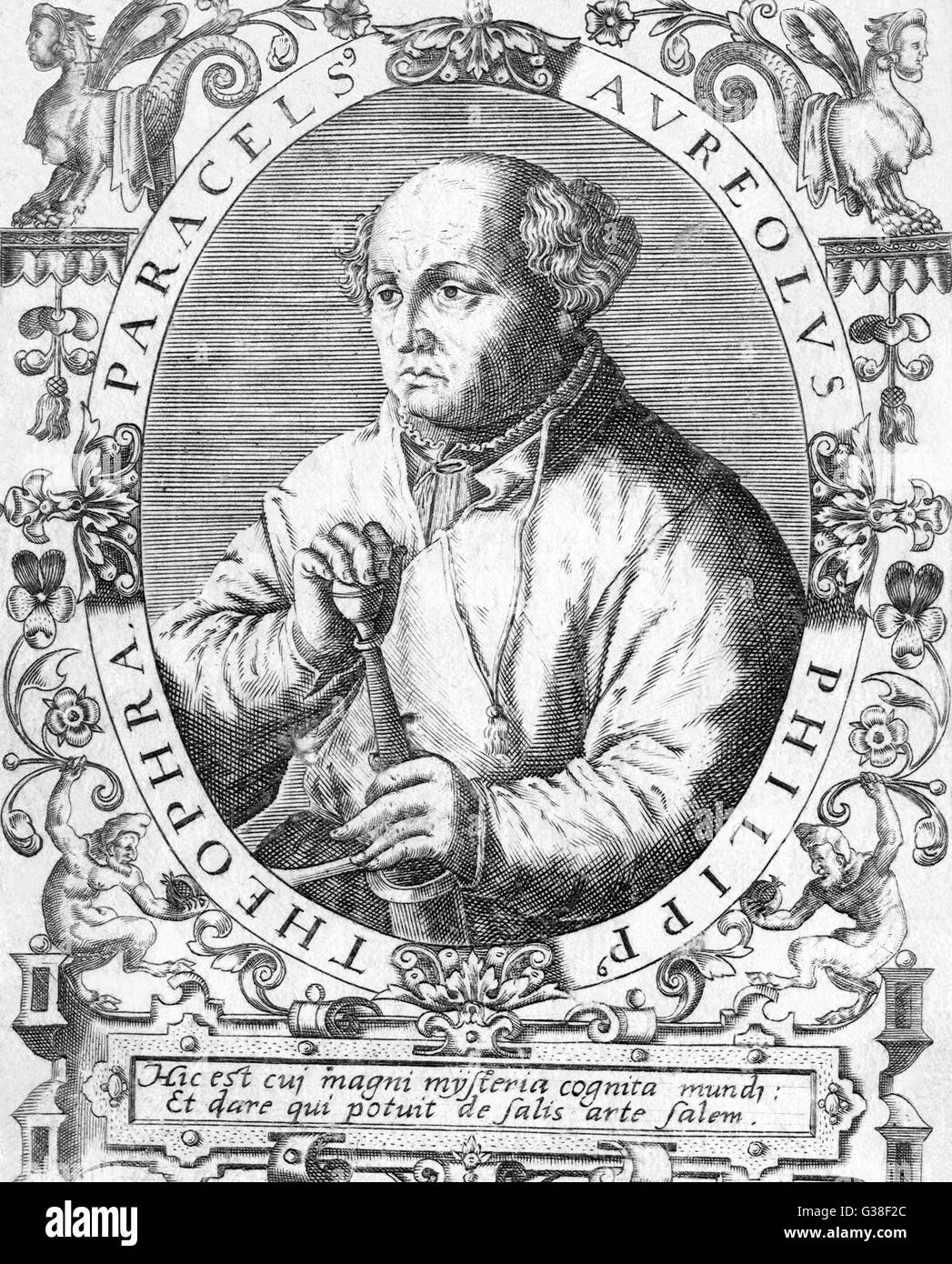 PARACELSUS (DE BRY) Stockfoto