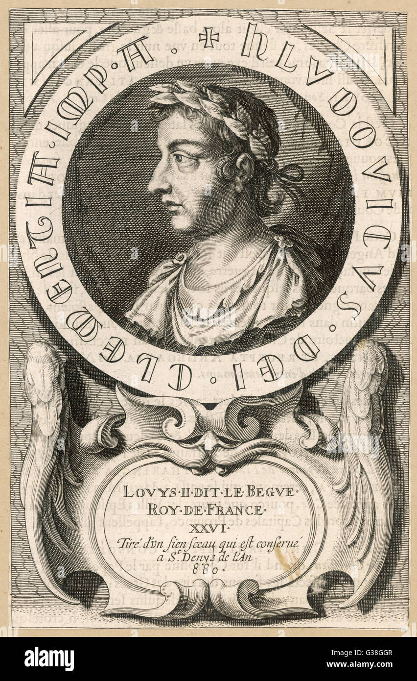 LOUIS II LE BEGUE Stockfoto
